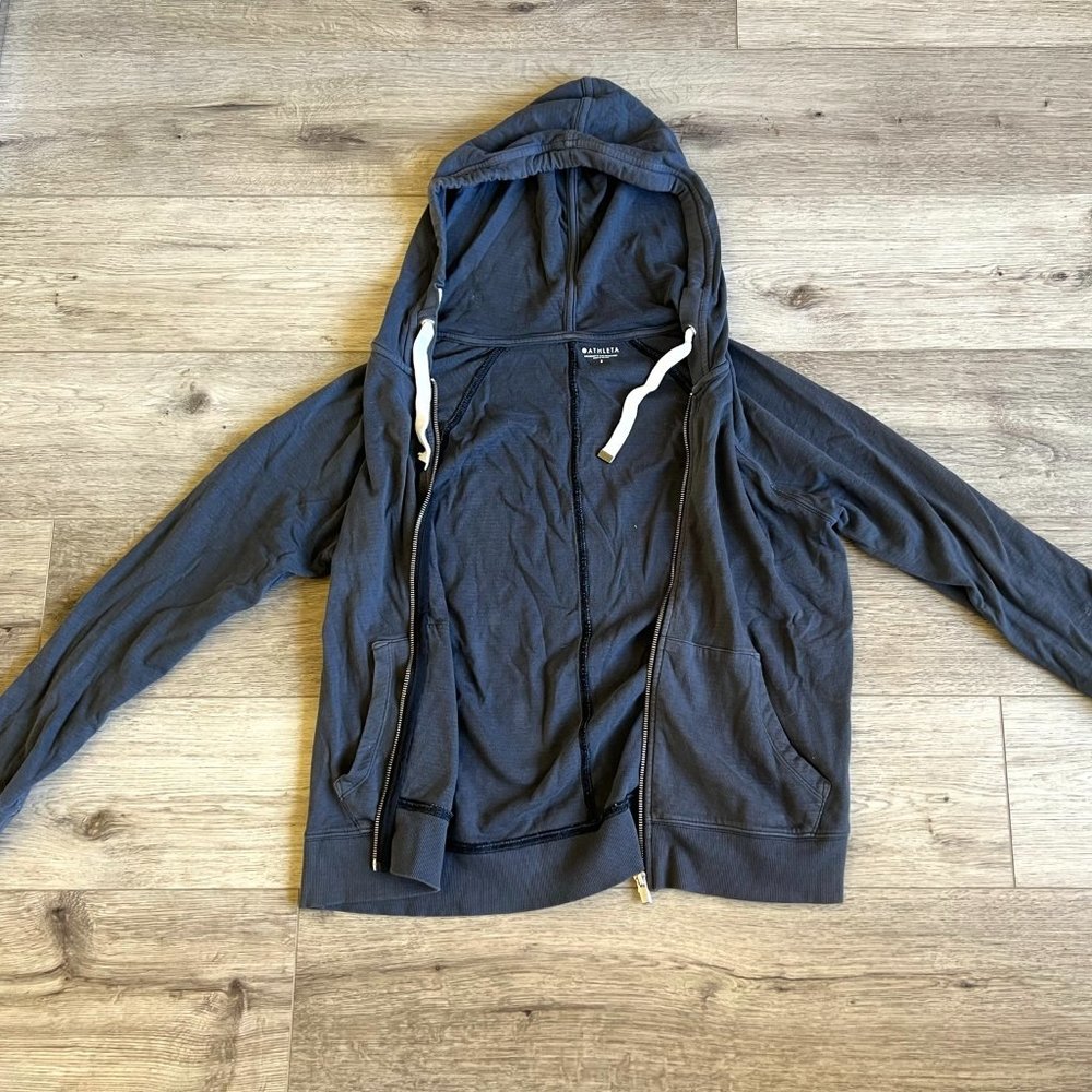 Athleta Hooded Zip up Sweatshirt
